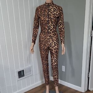 Forplay leopard Form-Fitting Jumpsuit